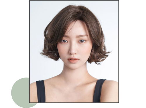 2. 短发 + 蓬松感