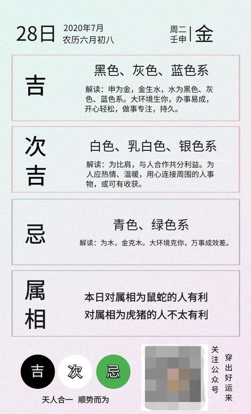 7月30日五行穿搭建议，每月15日如何搭配五行服饰？