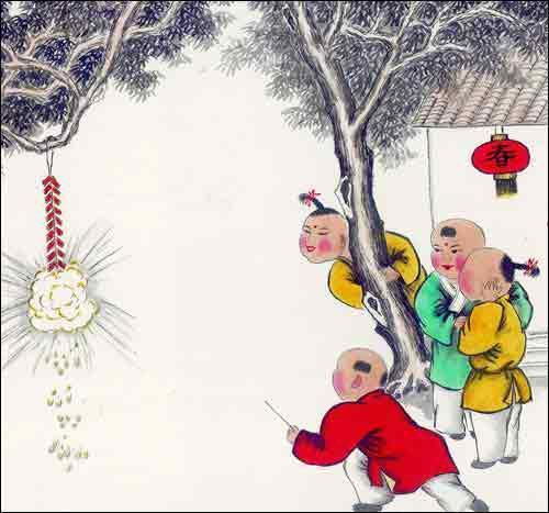 除夕源于古代祭祀习俗，演变为一家人团圆守岁的节日寓意辞旧迎新。