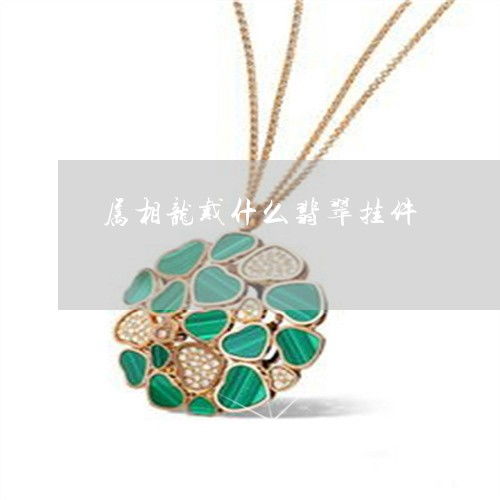 属龙的人适合佩戴什么材质的项链？