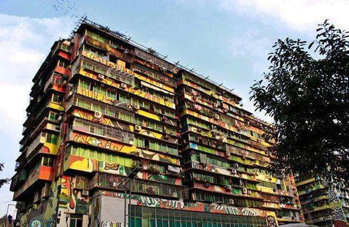 黄桷坪涂鸦艺术街：色彩斑斓的世界