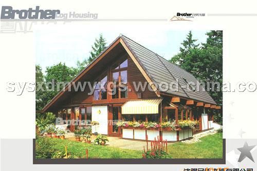 四季变换， 木屋风情依旧