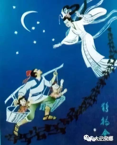 那东西夜晚，  织女化鬼