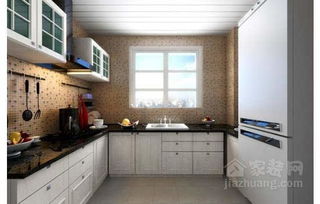 1.1 灶台正对厨房门——门冲煞