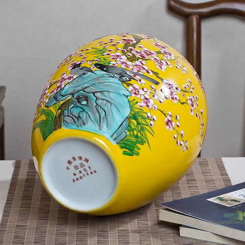 陶瓷复古水桶摆件风水,复古陶瓷罐