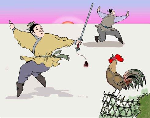 那只该死的公鸡！