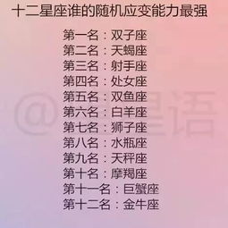 星座男痴情指数大公开！第3名太意外了