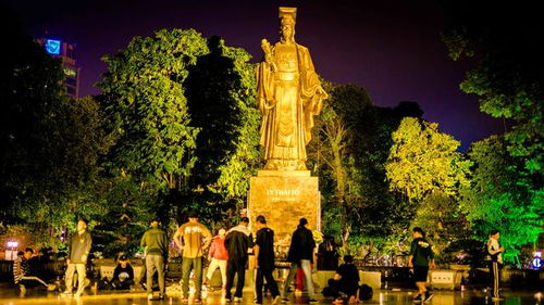 三潭印月：夜色里那一些不为人知的话题花坛