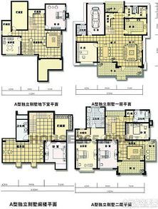 风水别墅户型图大全,风水别墅户型图大全