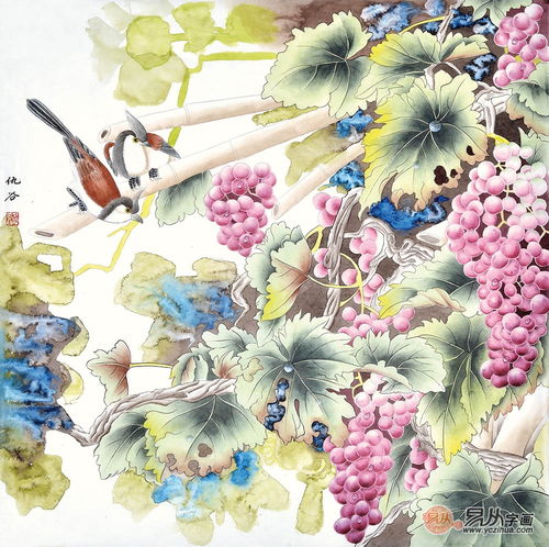 室内挂菊花画可yi吗,家里挂国画菊花风水好不好