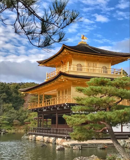 金阁寺：金碧辉煌的寺庙