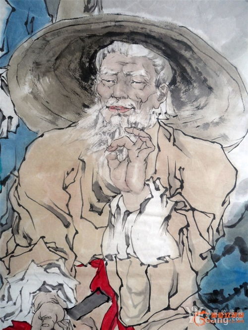 渭水钓鱼观音，渭水垂钓图，这幅描绘垂钓美景的画作，您能详细介绍一下吗？