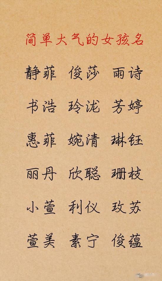 田家闺女取名大作战：五行八字瞎扯淡指南