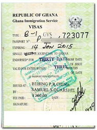 一、 了解加纳旅行签证类型