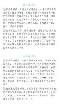 性格特点分析