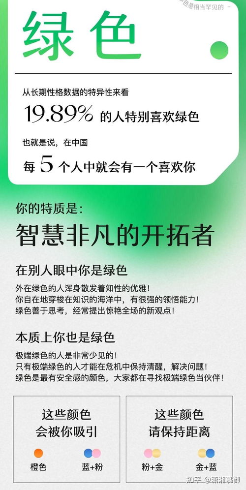 颜色如何对应不同性格类型？