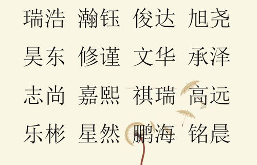 简单姓宝宝取名宜用字推荐