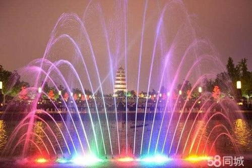夜景推荐：音乐喷泉晚会
