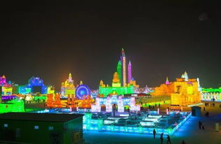 哈尔滨冰雪大世界：虽然冷得哆嗦，但大家还是往里冲