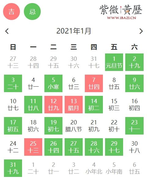 2026年1月本月开业吉日老黄历查询，哪天是最新黄历上标注的开业吉日呢？