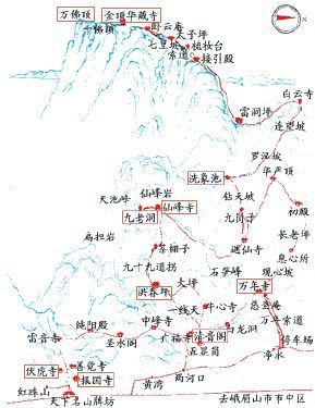 峨眉山景区附近：灵气逼人