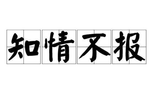 知情不报的生肖是哪个？
