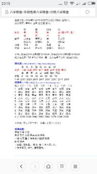 八字解析（给个参考吧…）