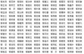 三、 一些推荐的名字