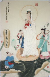 观音两旁童子伴打一肖，观音送童子对联完整改写为，观音两旁童子是何肖？