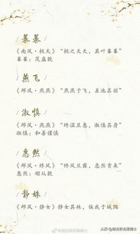 诗经中唯美的名字，能否改写为女宝宝起名大全中的长尾？