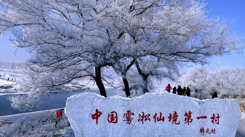 一、 雾凇岛——银白色的“冰箱门”
