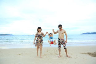 蜈支洲岛：浪漫爱情故事发生的地点... 但我们一家人在那