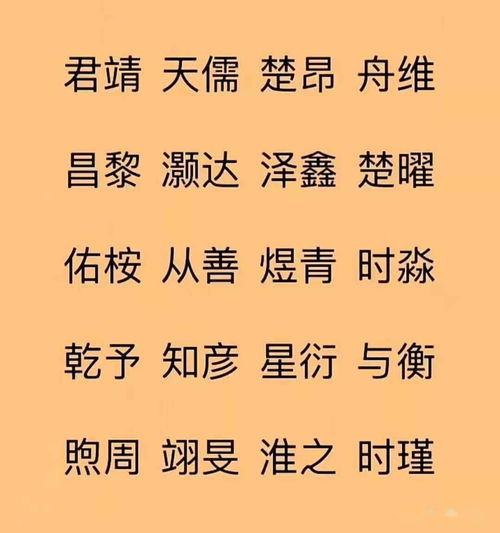 三字名字推荐：较大气磅礴， 朗朗上口