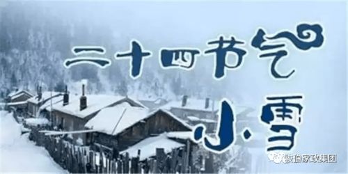 冬日序曲，小雪风俗传承爆款来袭！
