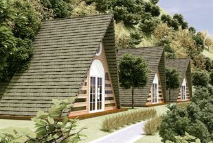 房屋朝向朝山峰对吗,房子朝向山