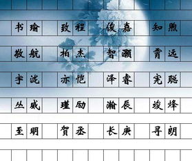 {起名字常用字推荐}