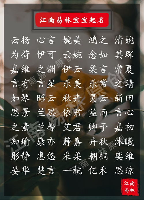刘姓起名,刘姓起名大全,刘姓男孩名,刘姓女孩名,刘姓名字大全三个字,刘姓取名大全,好听霸气高分有寓意,独特古风刘姓名字,诗经楚辞仙气好名字大全.魔镜沈姓,在字辈,5.29剖腹产,男宝,取什么名字好 。 ,本意为美好的一天 ,用作人名寓意芳华静好 ,岁月如歌 。
女宝宝起名沈姓女孩名字古风2021-07-28。无论男孩还是女孩 ，父母都想为孩子取个好听 、大气 、文雅 、有意义的好名字 。测名打分沈姓寓意好的女孩名字-周易测名打分:沈煜檬2021-08-05 .
至2007年中国沈姓近600万人 ， 占中国总人口的0.5% ，排列第37位 。想给沈姓女孩起个好名字的家长们 ，先来随小编看几个沈姓好名字参考 。 沈姓女孩取名 ， 沈姓女孩起名  1 .（沈梦辰）  1989年6月13日出生于湖南省湘西吉首市 ，毕业于湖南大学06级表演系本科 ，中国内地女主持人 、演员 、模特 。交友谈话节目《为你而来》播出近半
至2007年中国沈姓近600万人 ， 占中国总人口的0.5% ，排列第37位 。想给沈姓女孩起个好名字的家长们 ，先来随小编看几个沈姓好名字参考 。 沈姓女孩取名 ， 沈姓女孩起名  1 .（沈梦辰）  1989年6月13日出生于湖南省湘西吉首市 ，毕业于湖南大学06级表演系本科 ，中国内地女主持人 、演员 、模特 。交友谈话节目《为你而来》播出近半