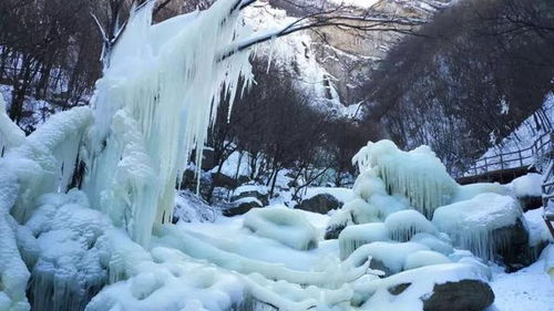 冰挂瀑布：水与雪的交响乐
