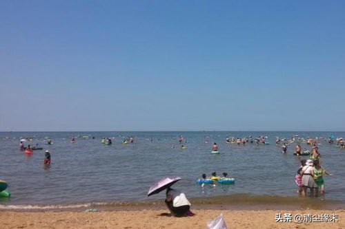 白沙湾， 被誉为“东北第一滩”的海滨浴场