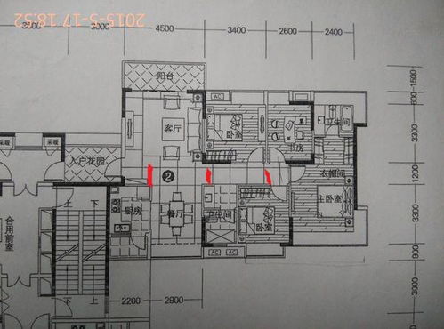 1.1 先找出冲突点：门口的方向与坐向