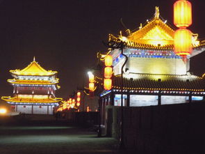 古城墙的夜色与浪漫