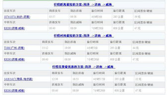 武汉到威海火车票价格到底是个啥玩意儿？