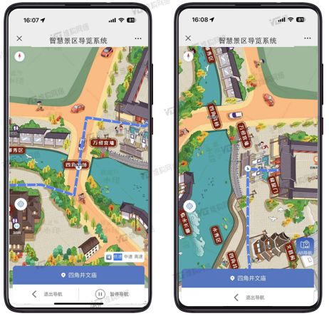 二、 景区内部导航——不是只有步行模式才靠谱