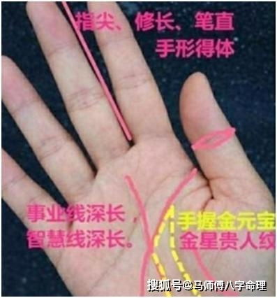 二、   晚年福气的密码：那些隐藏在指纹里的财富线