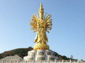 九华山千手观音寺99米千手千眼观音圣像在哪里？