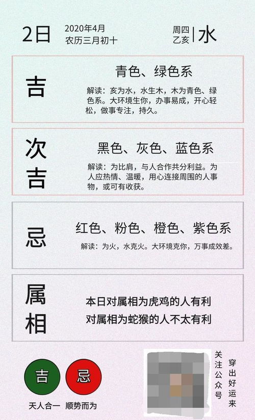 今日五行穿衣指南，如何根据五行选择合适的服饰？