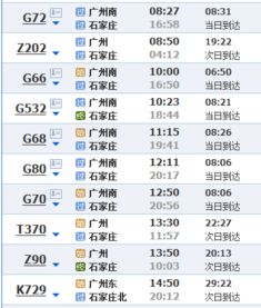 一、 时刻表碎碎念（随手抄的）