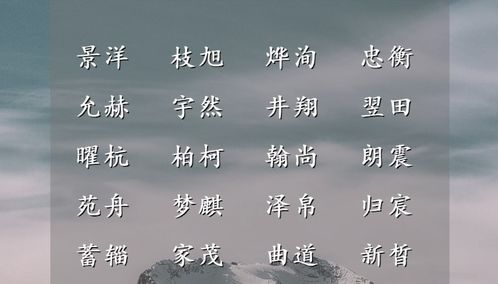 成语名字的寓意
