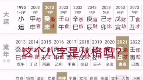 八字从儿是什么意思？从儿格为什么富贵？这八字格局为何如此富贵？