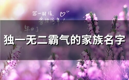 带有黑字霸气的名字二字叫什么？